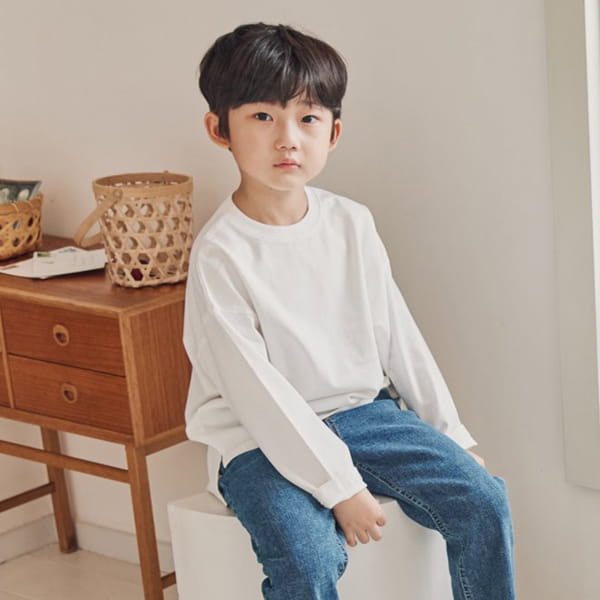 NRK - Korean Children Fashion - #Kfashion4kids - Basic Slit Tee