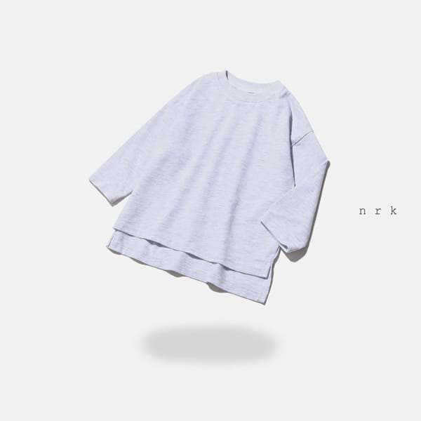 NRK - Korean Children Fashion - #Kfashion4kids - Basic Slit Tee - 11