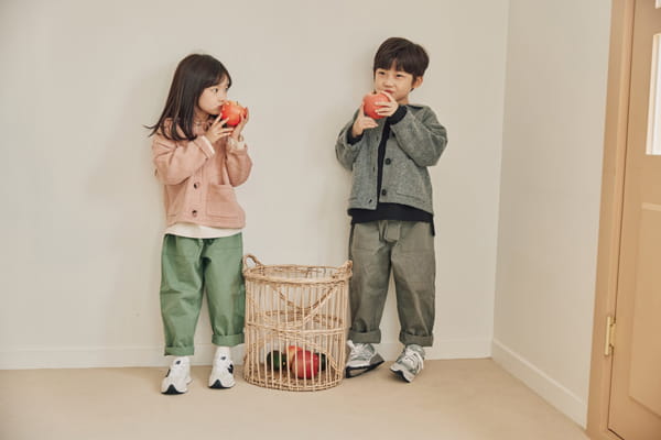 NRK - Korean Children Fashion - #Kfashion4kids - Basic Slit Tee - 7