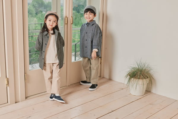 NRK - Korean Children Fashion - #Kfashion4kids - Basic Slit Tee - 8
