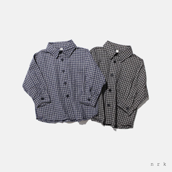 NRK - Korean Children Fashion - #Kfashion4kids - Check Shirt - 3