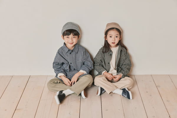NRK - Korean Children Fashion - #Kfashion4kids - Check Shirt - 6