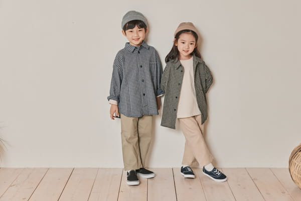 NRK - Korean Children Fashion - #Kfashion4kids - Check Shirt - 7