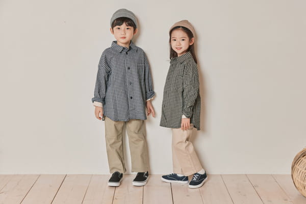 NRK - Korean Children Fashion - #Kfashion4kids - Check Shirt - 8