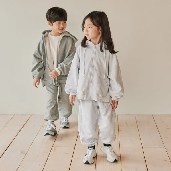 NRK - Korean Children Fashion - #Kfashion4kids - Slit Hood Zip-up Jacket