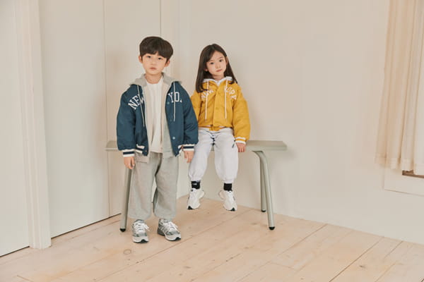 NRK - Korean Children Fashion - #Kfashion4kids - Slit Hood Zip-up Jacket - 10