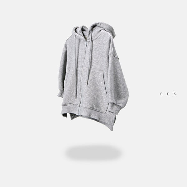 NRK - Korean Children Fashion - #Kfashion4kids - Slit Hood Zip-up Jacket - 2
