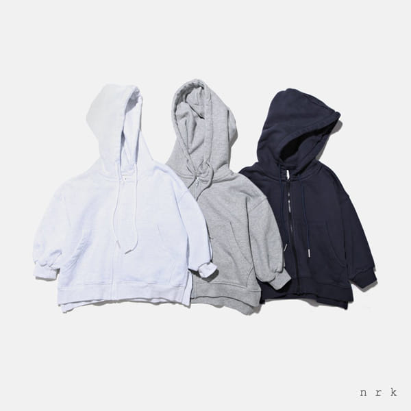 NRK - Korean Children Fashion - #Kfashion4kids - Slit Hood Zip-up Jacket - 3