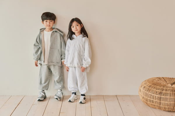 NRK - Korean Children Fashion - #Kfashion4kids - Slit Hood Zip-up Jacket - 7