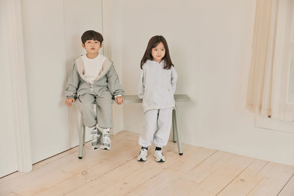 NRK - Korean Children Fashion - #Kfashion4kids - Slit Hood Zip-up Jacket - 9