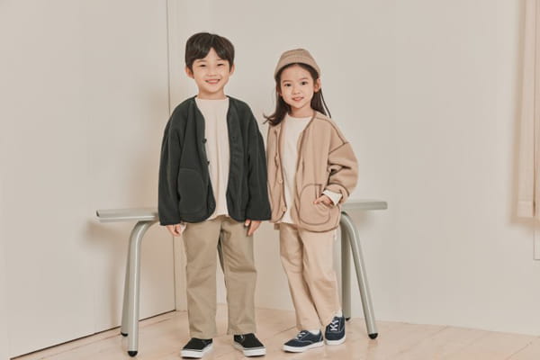 NRK - Korean Children Fashion - #Kfashion4kids - Odd Fleece Cardigan - 7