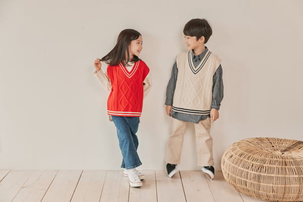 NRK - Korean Children Fashion - #Kfashion4kids - School Look Vest - 7