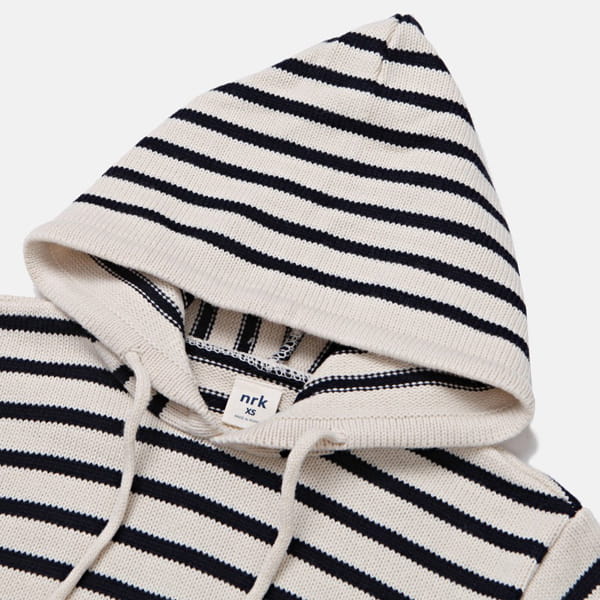 NRK - Korean Children Fashion - #Kfashion4kids - Stripe Hood Knit Pullover - 4