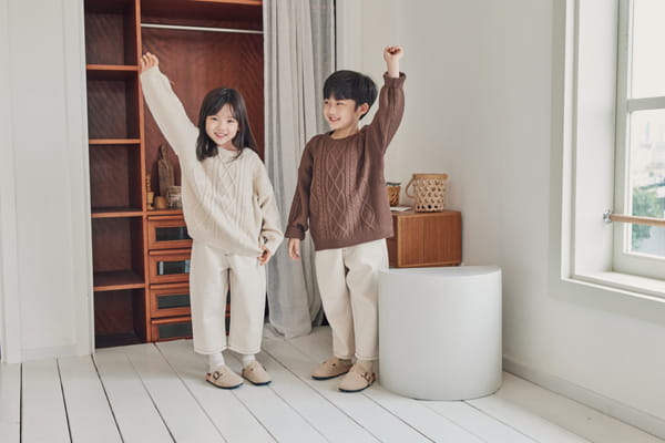 NRK - Korean Children Fashion - #Kfashion4kids - Fishermen Knit Pullover - 7