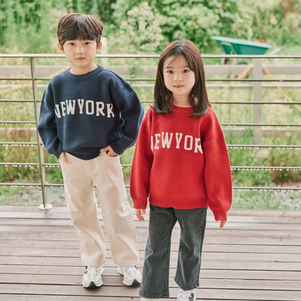 NRK - Korean Children Fashion - #Kfashion4kids - New York Knit Pullover