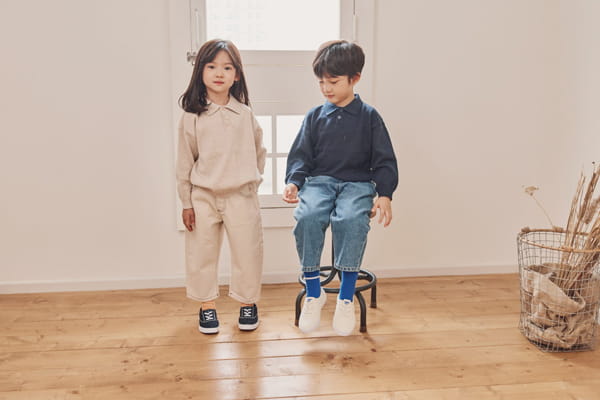 NRK - Korean Children Fashion - #Kfashion4kids - Cotton Collar Knit Pullover - 8