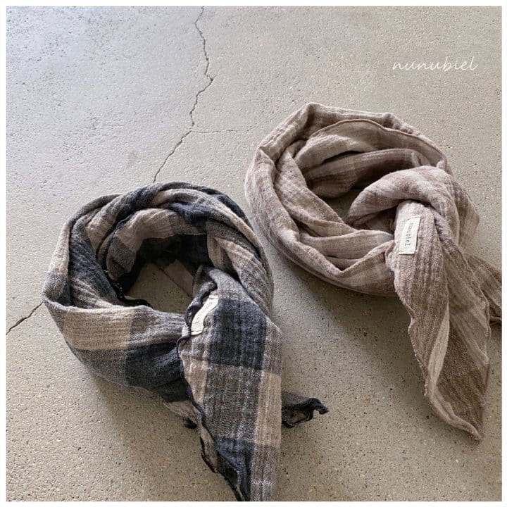 NUNUBIEL - Korean Children Fashion - #Kfashion4kids - Check Reversible Scarf - 11