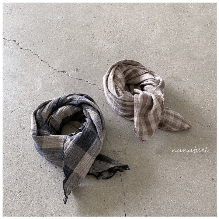 NUNUBIEL - Korean Children Fashion - #Kfashion4kids - Check Reversible Scarf - 8