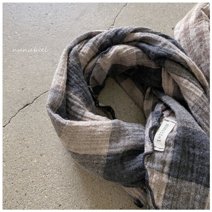 NUNUBIEL - Korean Children Fashion - #Kfashion4kids - Check Reversible Scarf - 9