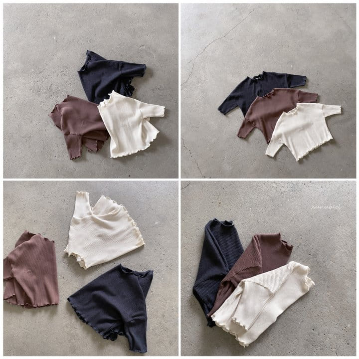 NUNUBIEL - Korean Children Fashion - #Kfashion4kids - Interlock Ribbed Tee - 2