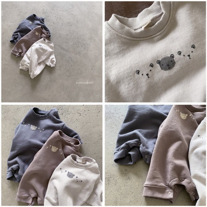 NUNUBIEL - Korean Children Fashion - #Kfashion4kids - 3bear Bodysuit - 7