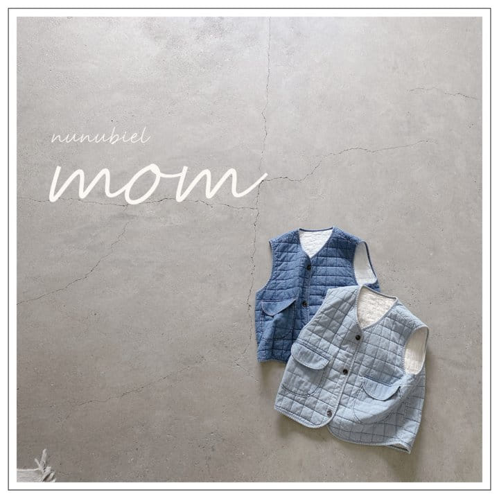 NUNUBIEL - Korean Children Fashion - #Kfashion4kids - Mom Square Denim Vest - 5