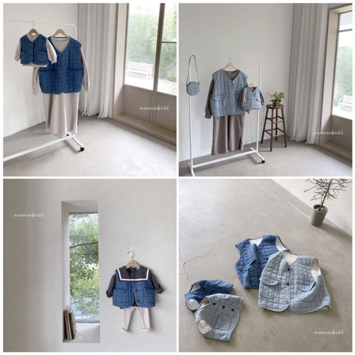 NUNUBIEL - Korean Children Fashion - #Kfashion4kids - Square Denim Vest - 10