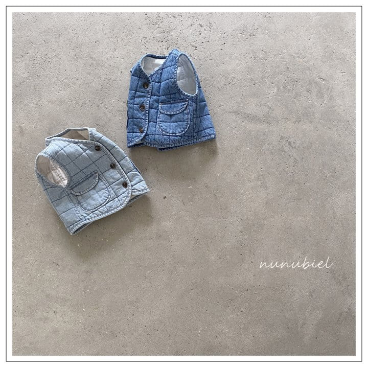 NUNUBIEL - Korean Children Fashion - #Kfashion4kids - Square Denim Vest - 5