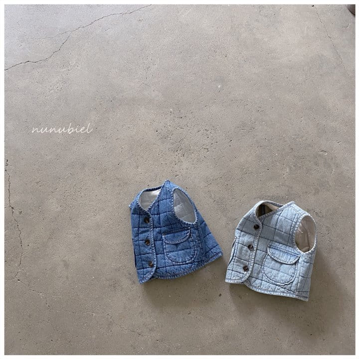 NUNUBIEL - Korean Children Fashion - #Kfashion4kids - Square Denim Vest - 7