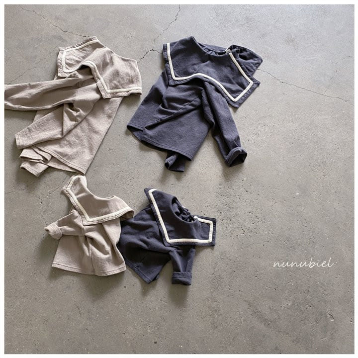 NUNUBIEL - Korean Children Fashion - #Kfashion4kids - Plain Sailor Tee - 2