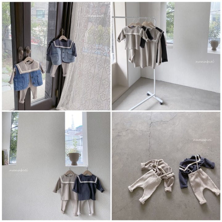NUNUBIEL - Korean Children Fashion - #Kfashion4kids - Plain Sailor Tee - 4