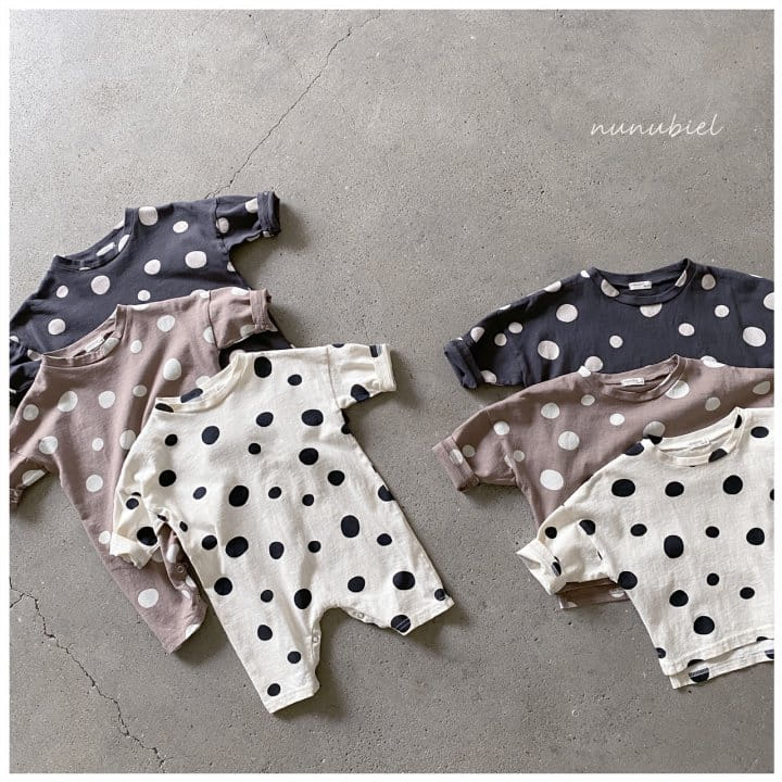 NUNUBIEL - Korean Children Fashion - #Kfashion4kids - Loose Dot Bodysuit - 2