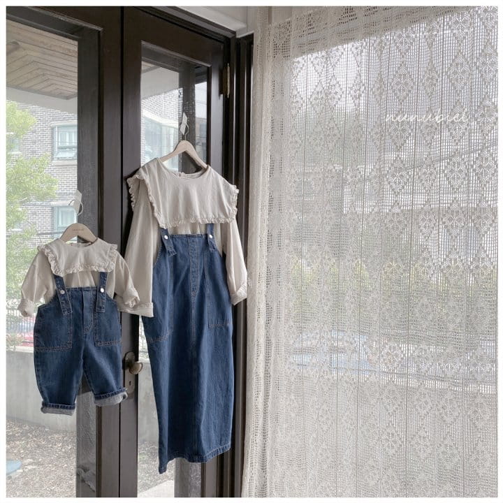 NUNUBIEL - Korean Children Fashion - #Kfashion4kids - Mom Unique Denim Dungarees - 10