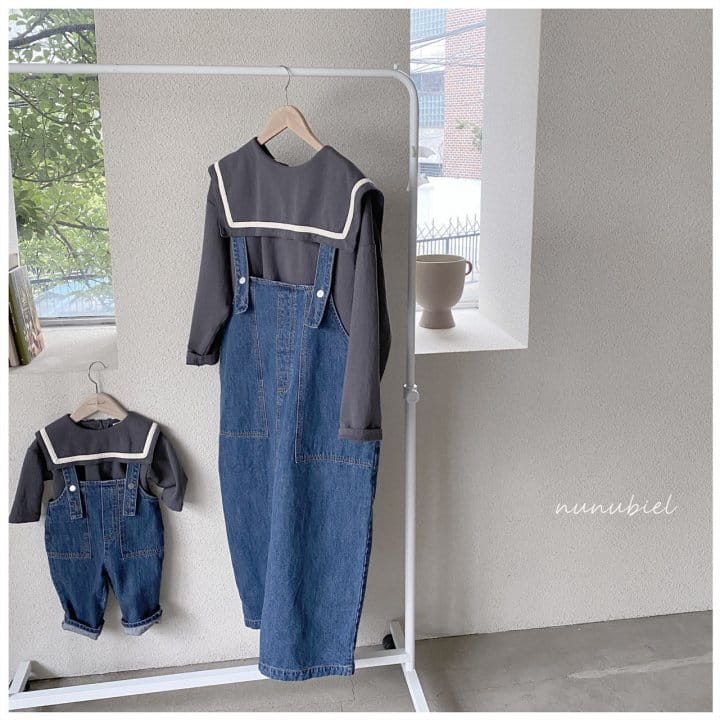 NUNUBIEL - Korean Children Fashion - #Kfashion4kids - Mom Unique Denim Dungarees - 11