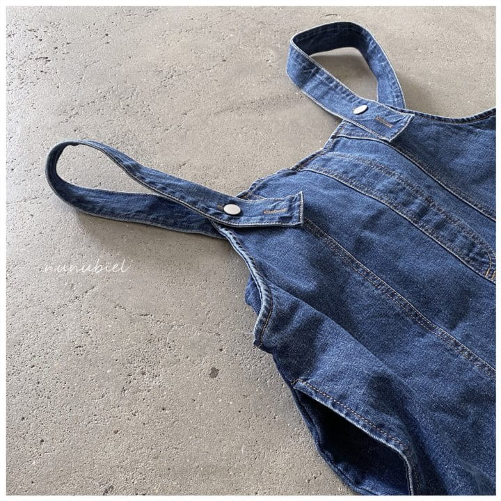 NUNUBIEL - Korean Children Fashion - #Kfashion4kids - Mom Unique Denim Dungarees - 2