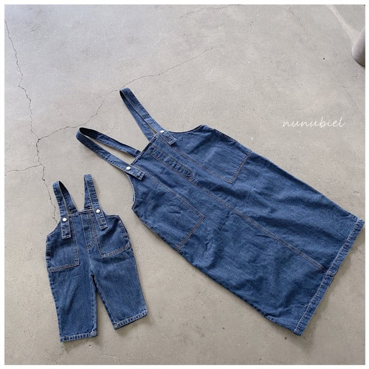 NUNUBIEL - Korean Children Fashion - #Kfashion4kids - Mom Unique Denim Dungarees - 3