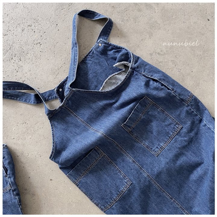 NUNUBIEL - Korean Children Fashion - #Kfashion4kids - Mom Unique Denim Dungarees - 8