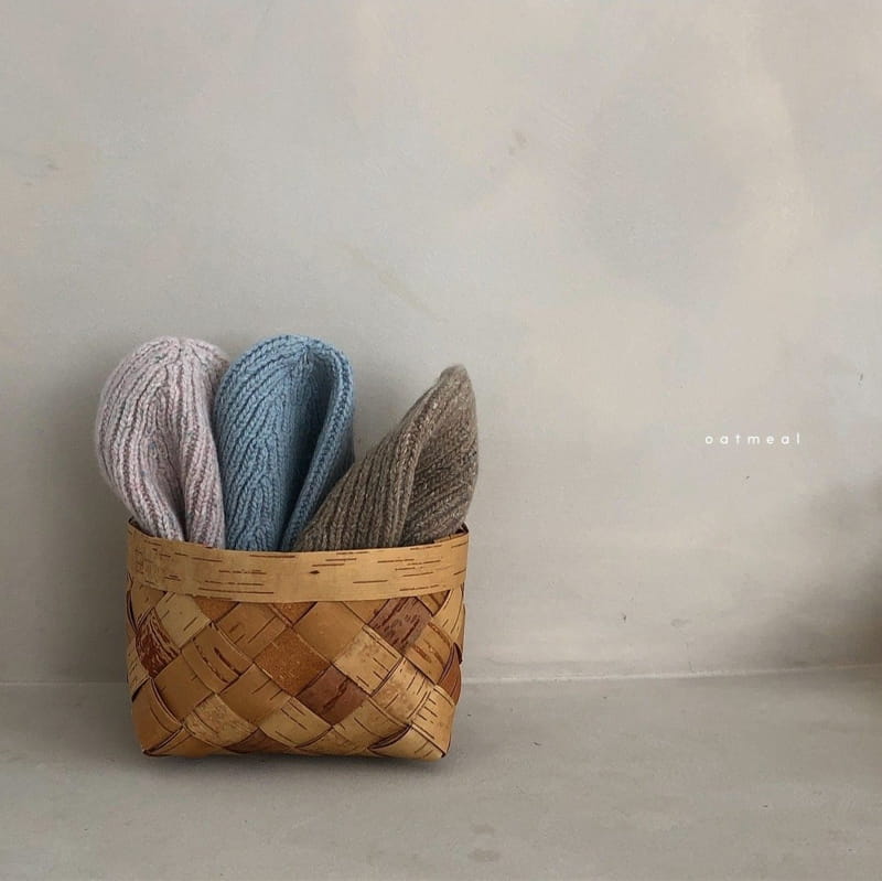 OATMEAL - Korean Children Fashion - #Kfashion4kids - Abell Knit Bucket Hat