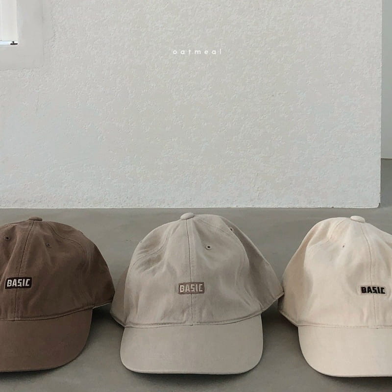 OATMEAL - Korean Children Fashion - #Kfashion4kids - Basic Ball Cap