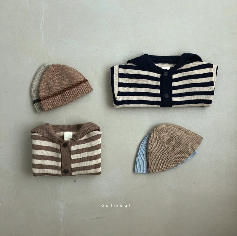 OATMEAL - Korean Children Fashion - #Kfashion4kids - Ovening Knit Cardigan - 3