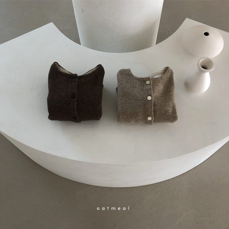 OATMEAL - Korean Children Fashion - #Kfashion4kids - It's Me Knit Cardigan - 2