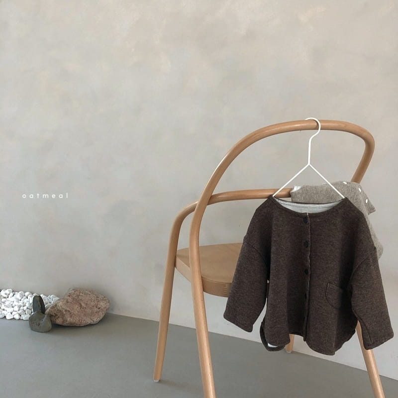 OATMEAL - Korean Children Fashion - #Kfashion4kids - It's Me Knit Cardigan - 3
