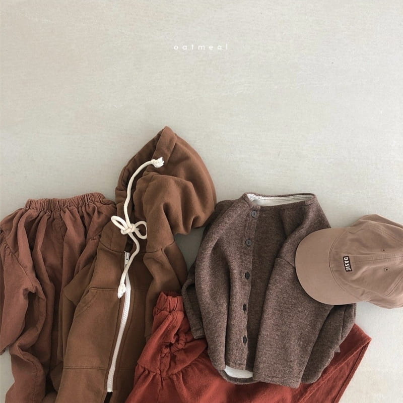 OATMEAL - Korean Children Fashion - #Kfashion4kids - Fobis Hood Zip-up Jacket - 11