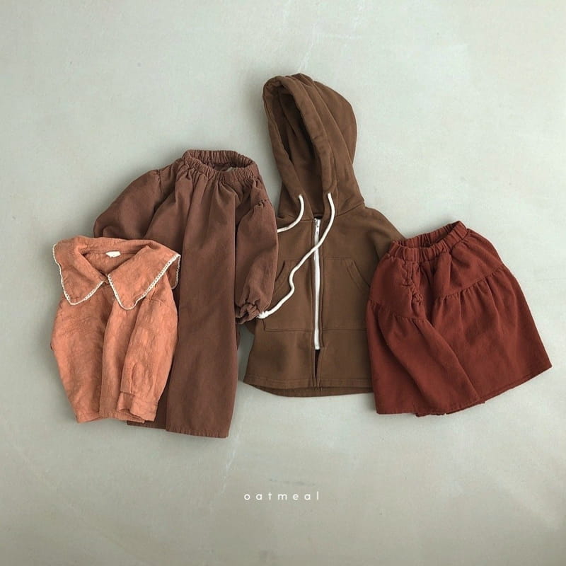 OATMEAL - Korean Children Fashion - #Kfashion4kids - Fobis Hood Zip-up Jacket - 6