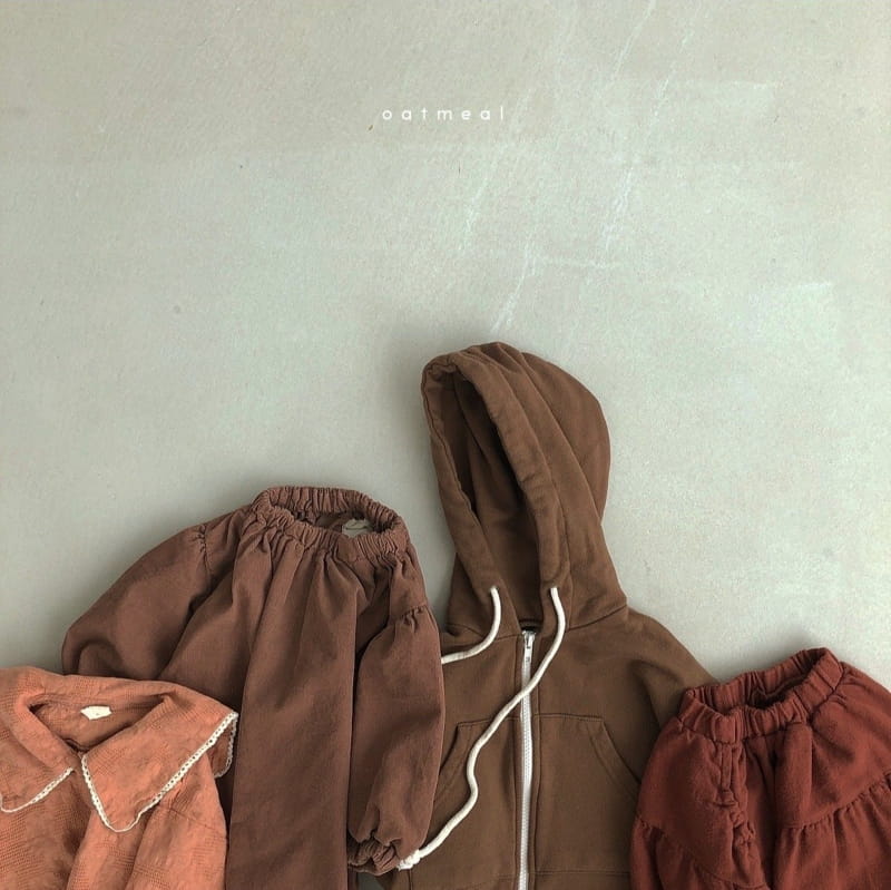 OATMEAL - Korean Children Fashion - #Kfashion4kids - Fobis Hood Zip-up Jacket - 7