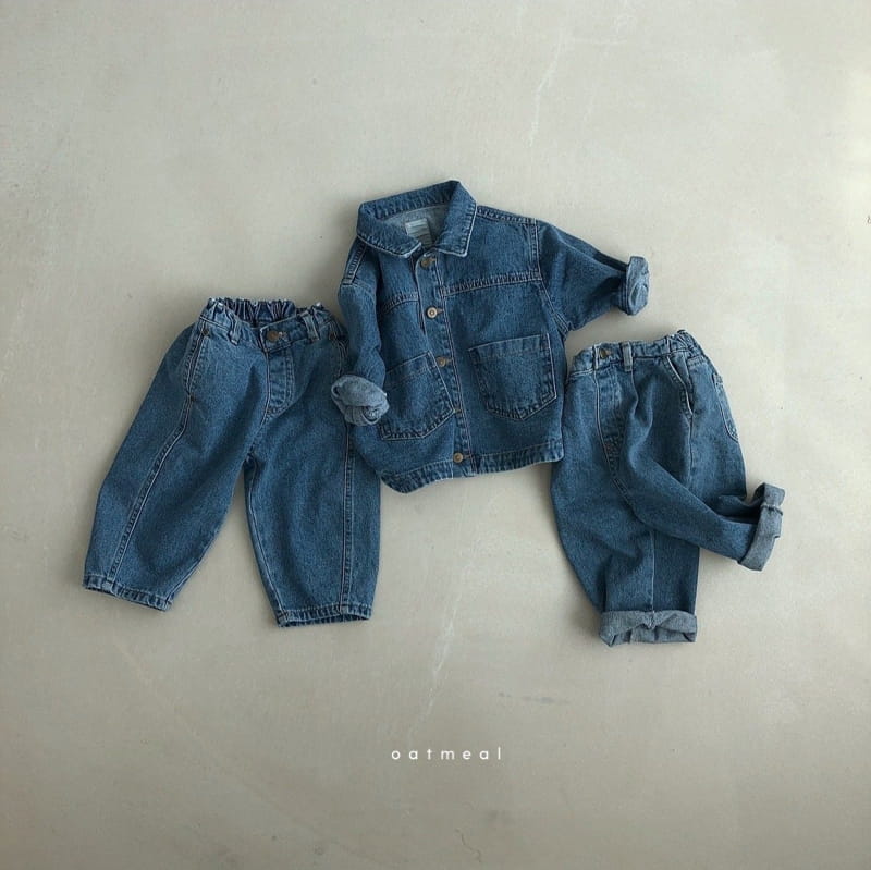 OATMEAL - Korean Children Fashion - #Kfashion4kids - Froha Denim Jacket - 10