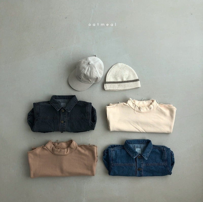OATMEAL - Korean Children Fashion - #Kfashion4kids - Froha Denim Jacket - 5