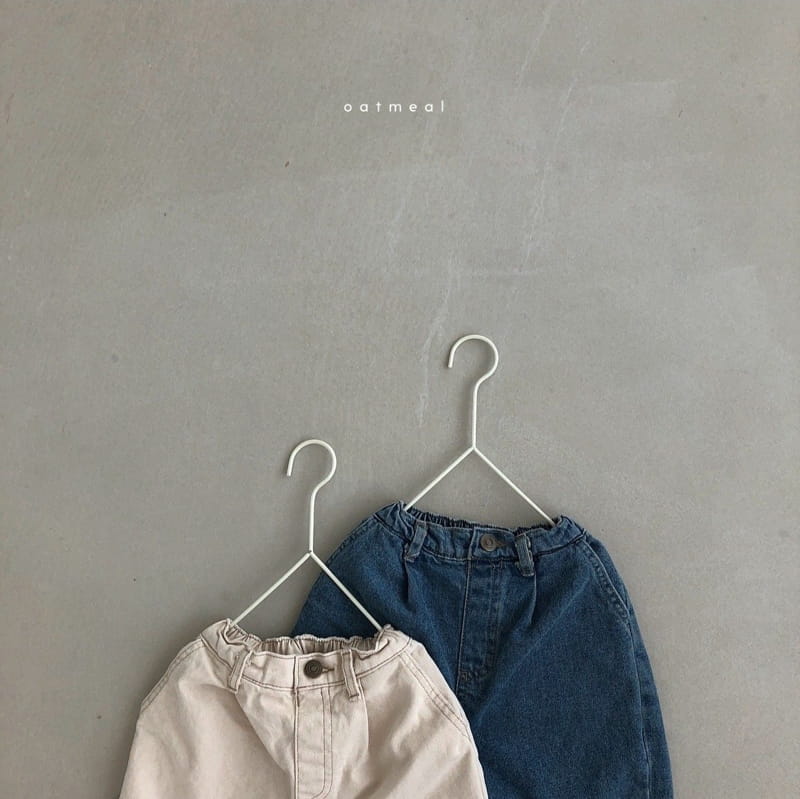 OATMEAL - Korean Children Fashion - #Kfashion4kids - Bruno Denim Pants