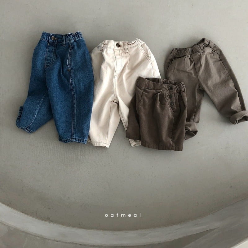 OATMEAL - Korean Children Fashion - #Kfashion4kids - Bruno Denim Pants - 4