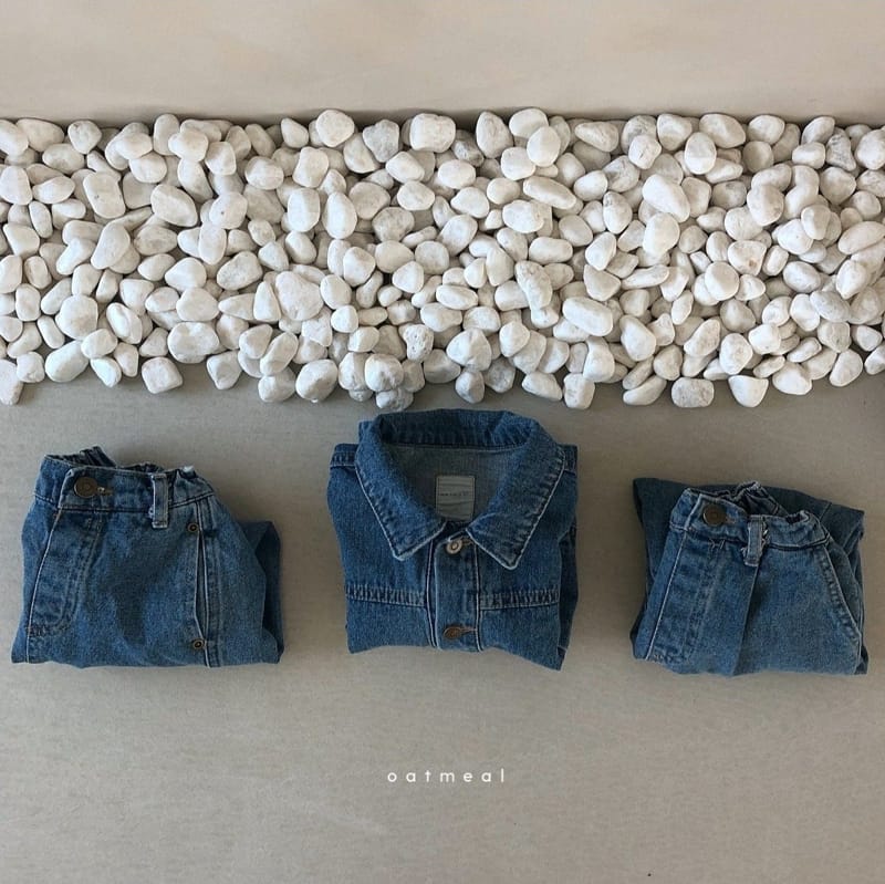 OATMEAL - Korean Children Fashion - #Kfashion4kids - Bruno Denim Pants - 8